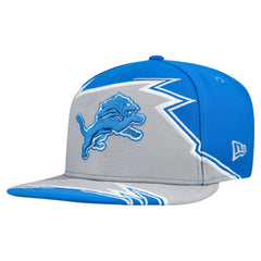 Detroit Lions New Era Break 59FIFTY Fitted Hat - Blue/Gray Hats