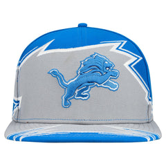 Detroit Lions New Era Break 59FIFTY Fitted Hat - Blue/Gray Hats