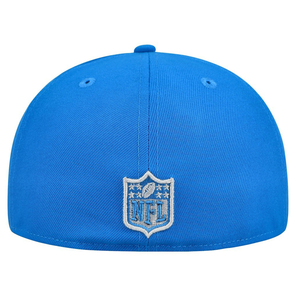 Detroit Lions New Era Break 59FIFTY Fitted Hat - Blue/Gray Hats
