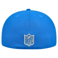 Detroit Lions New Era Break 59FIFTY Fitted Hat - Blue/Gray Hats