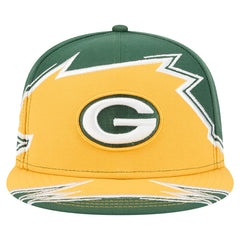 Green Bay Packers New Era Break 59FIFTY Fitted Hat - Green/Gold Hats