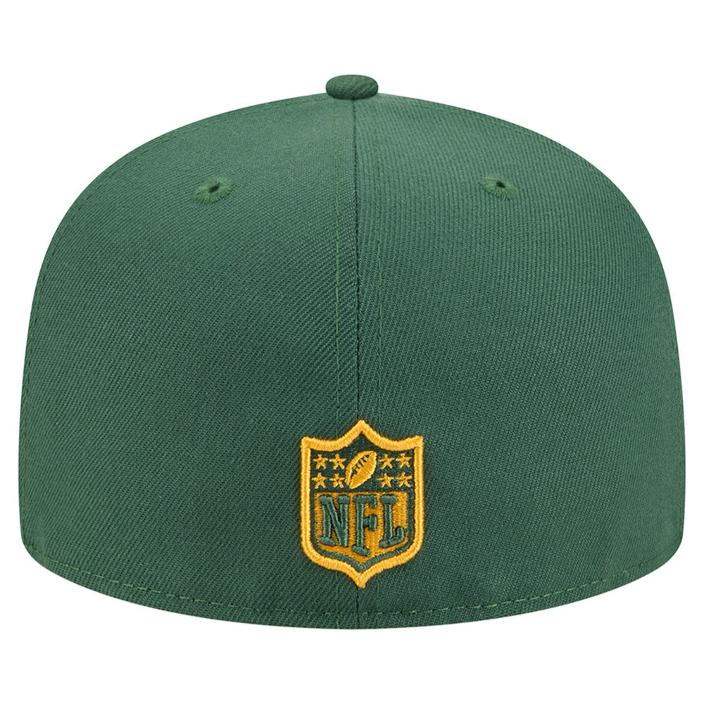Green Bay Packers New Era Break 59FIFTY Fitted Hat - Green/Gold Hats