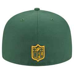 Green Bay Packers New Era Break 59FIFTY Fitted Hat - Green/Gold Hats