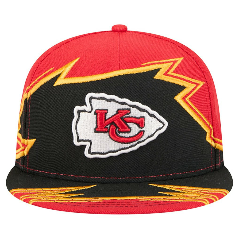 Kansas City Chiefs New Era Break 59FIFTY Fitted Hat - Red/Black Hats