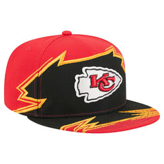 Kansas City Chiefs New Era Break 59FIFTY Fitted Hat - Red/Black Hats