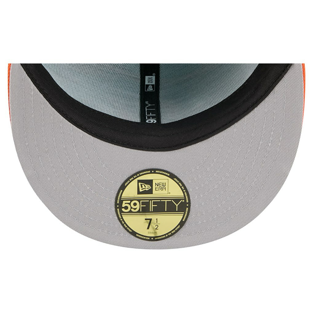 Miami Dolphins New Era Break 59FIFTY Fitted Hat - Aqua/Orange Hats
