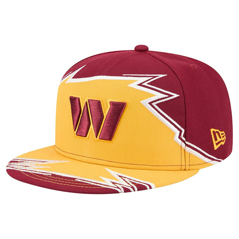 Washington Commanders New Era Break 59FIFTY Fitted Hat - Burgundy/Gold Hats