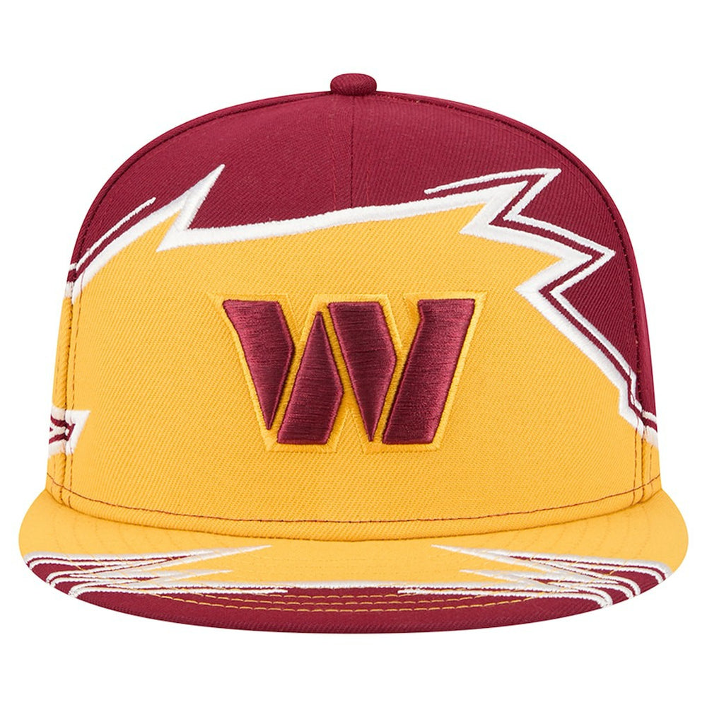 Washington Commanders New Era Break 59FIFTY Fitted Hat - Burgundy/Gold Hats