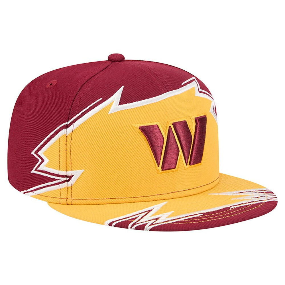 Washington Commanders New Era Break 59FIFTY Fitted Hat - Burgundy/Gold Hats