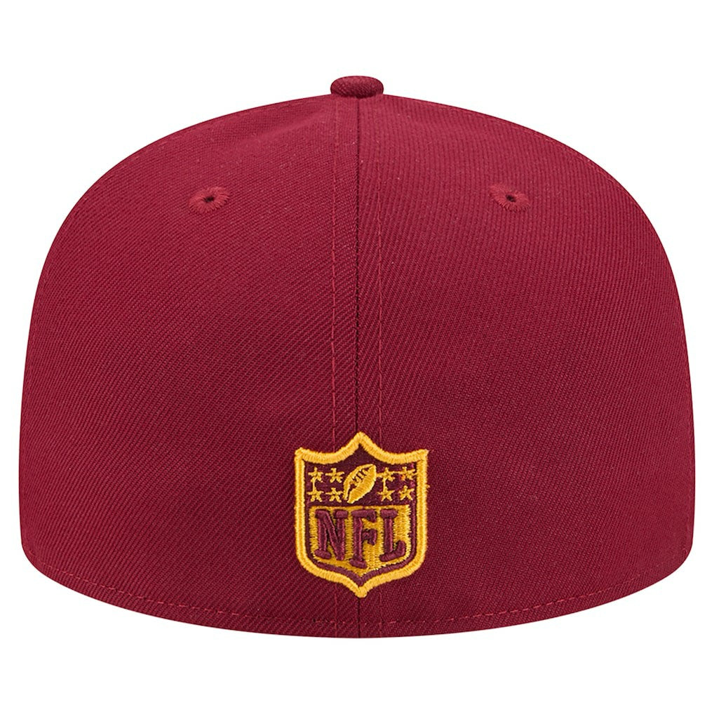 Washington Commanders New Era Break 59FIFTY Fitted Hat - Burgundy/Gold Hats