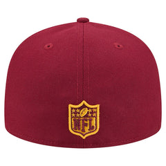 Washington Commanders New Era Break 59FIFTY Fitted Hat - Burgundy/Gold Hats
