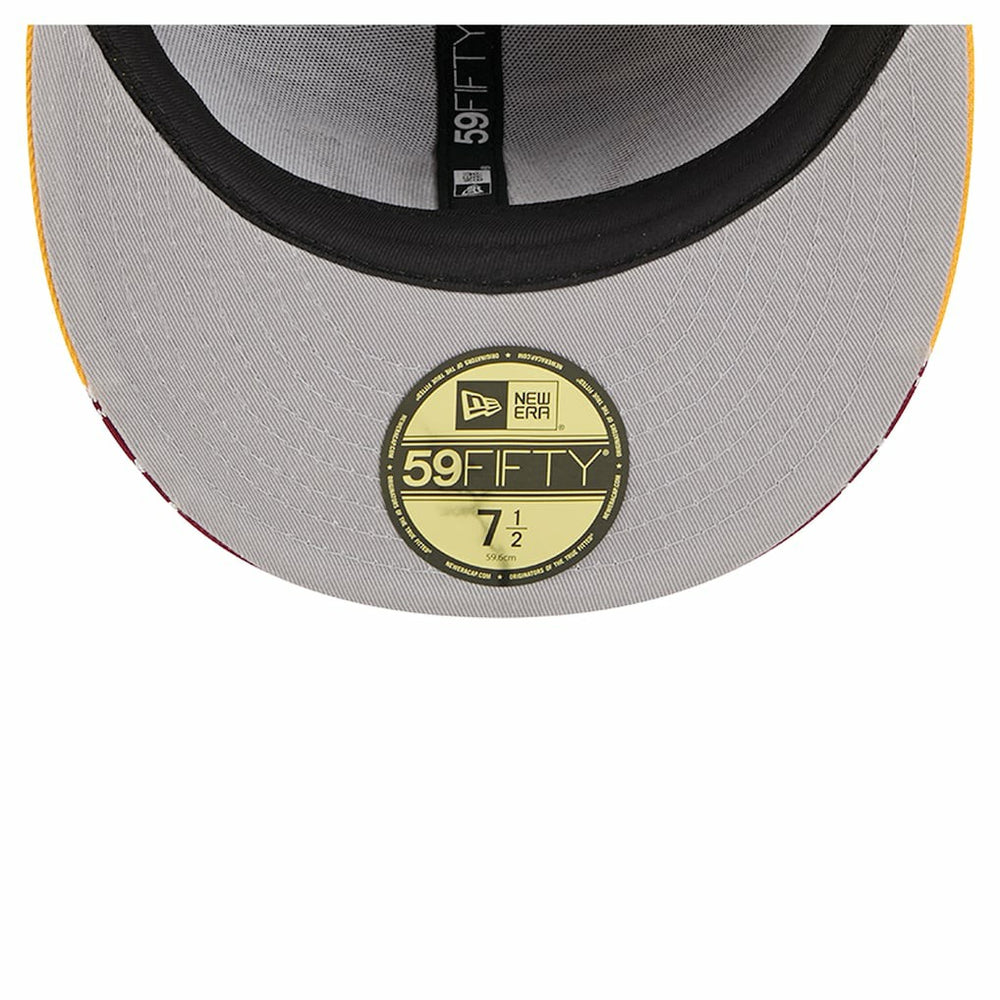 Washington Commanders New Era Break 59FIFTY Fitted Hat - Burgundy/Gold Hats