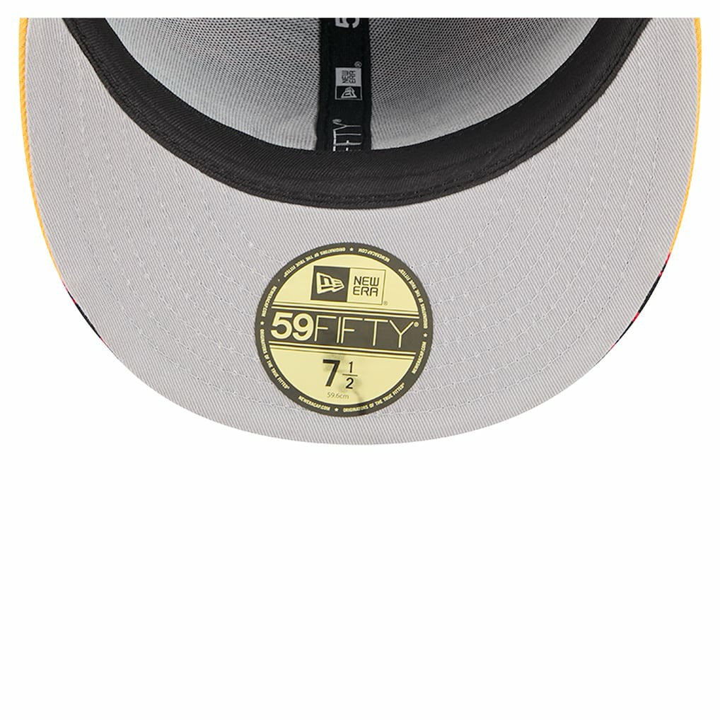 Pittsburgh Steelers New Era Break 59FIFTY Fitted Hat - Black/Gold Hats