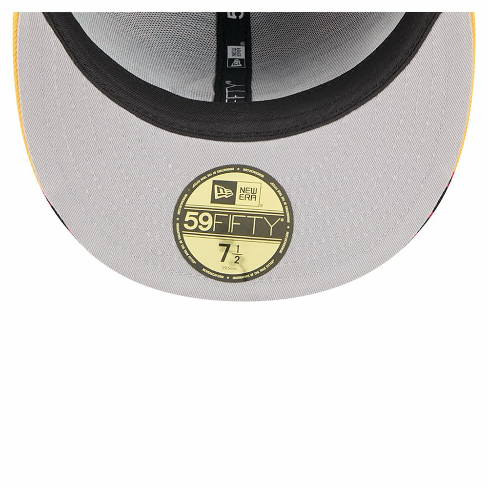 Pittsburgh Steelers New Era Break 59FIFTY Fitted Hat - Black/Gold Hats