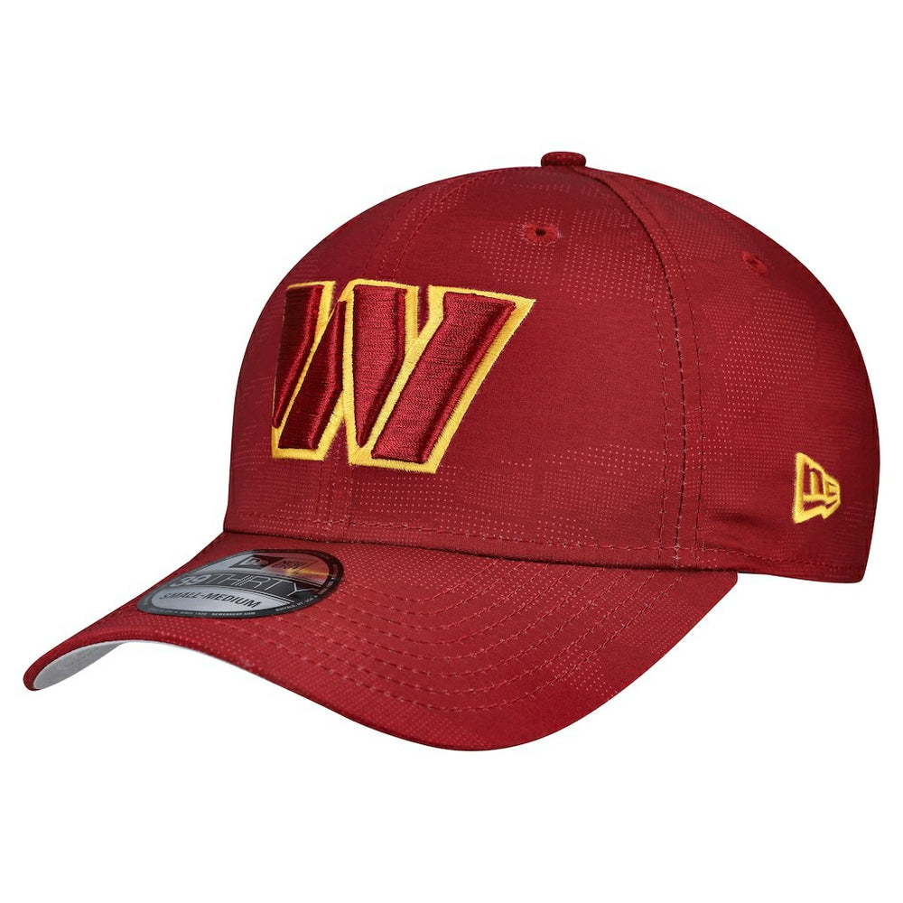 Washington Commanders New Era Tonal Camo 39THIRTY Stretch Fit Hat - Burgundy Hats
