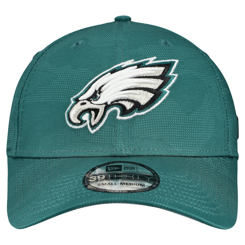 Philadelphia Eagles New Era Tonal Camo 39THIRTY Stretch Fit Hat - Midnight Green Hats
