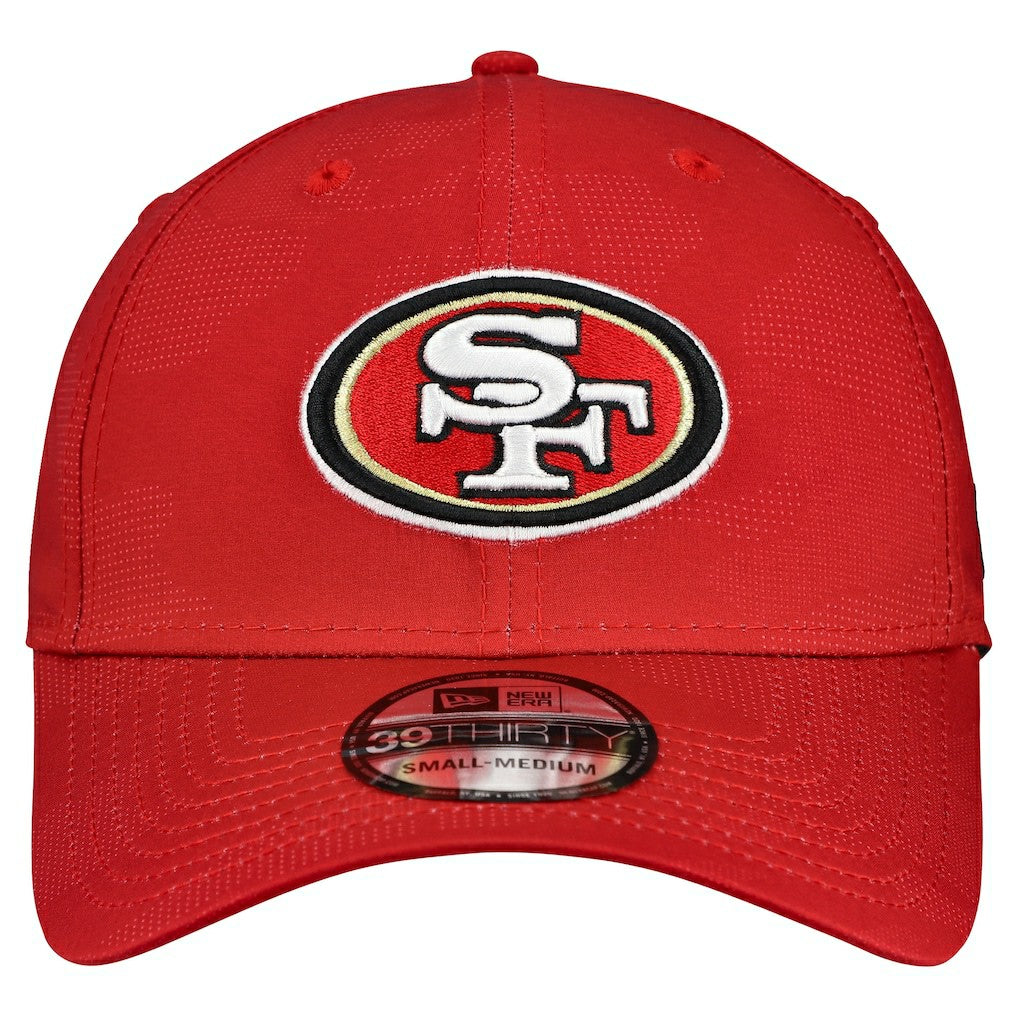 San Francisco 49ers New Era Tonal Camo 39THIRTY Stretch Fit Hat - Scarlet Hats