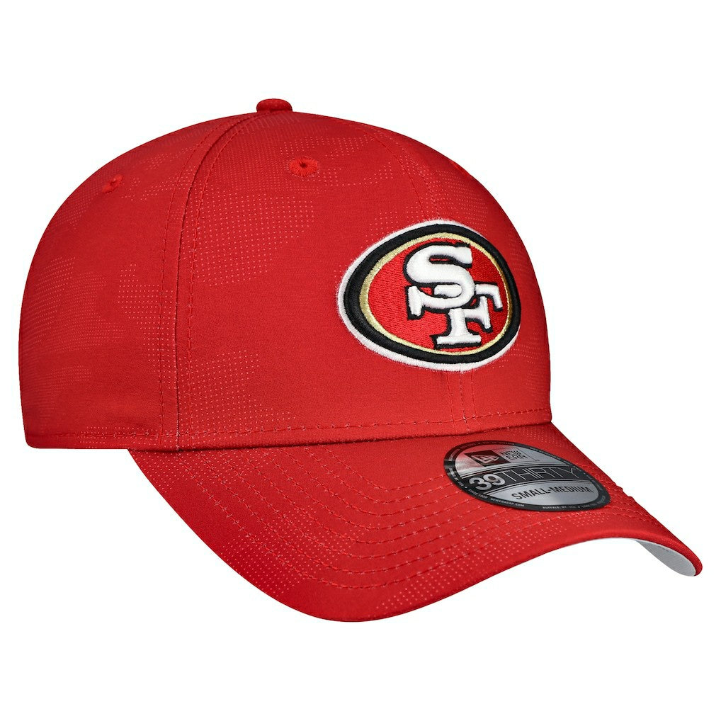San Francisco 49ers New Era Tonal Camo 39THIRTY Stretch Fit Hat - Scarlet Hats
