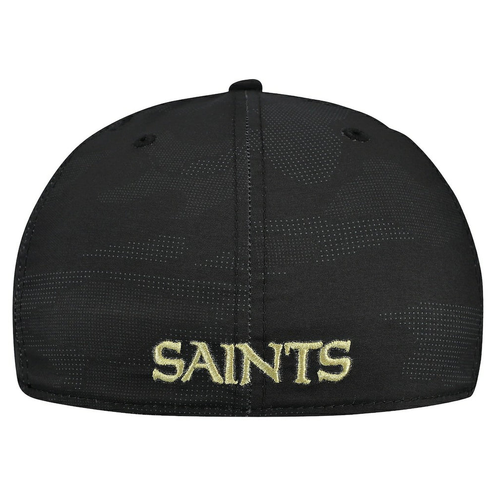 New Orleans Saints New Era Tonal Camo 39THIRTY Stretch Fit Hat - Black Hats