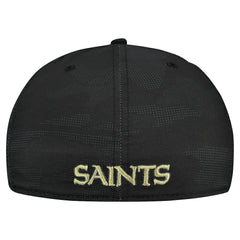 New Orleans Saints New Era Tonal Camo 39THIRTY Stretch Fit Hat - Black Hats