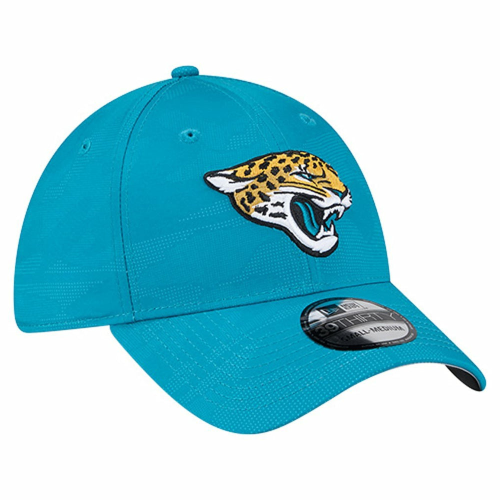Jacksonville Jaguars New Era Tonal Camo 39THIRTY Stretch Fit Hat - Teal Hats