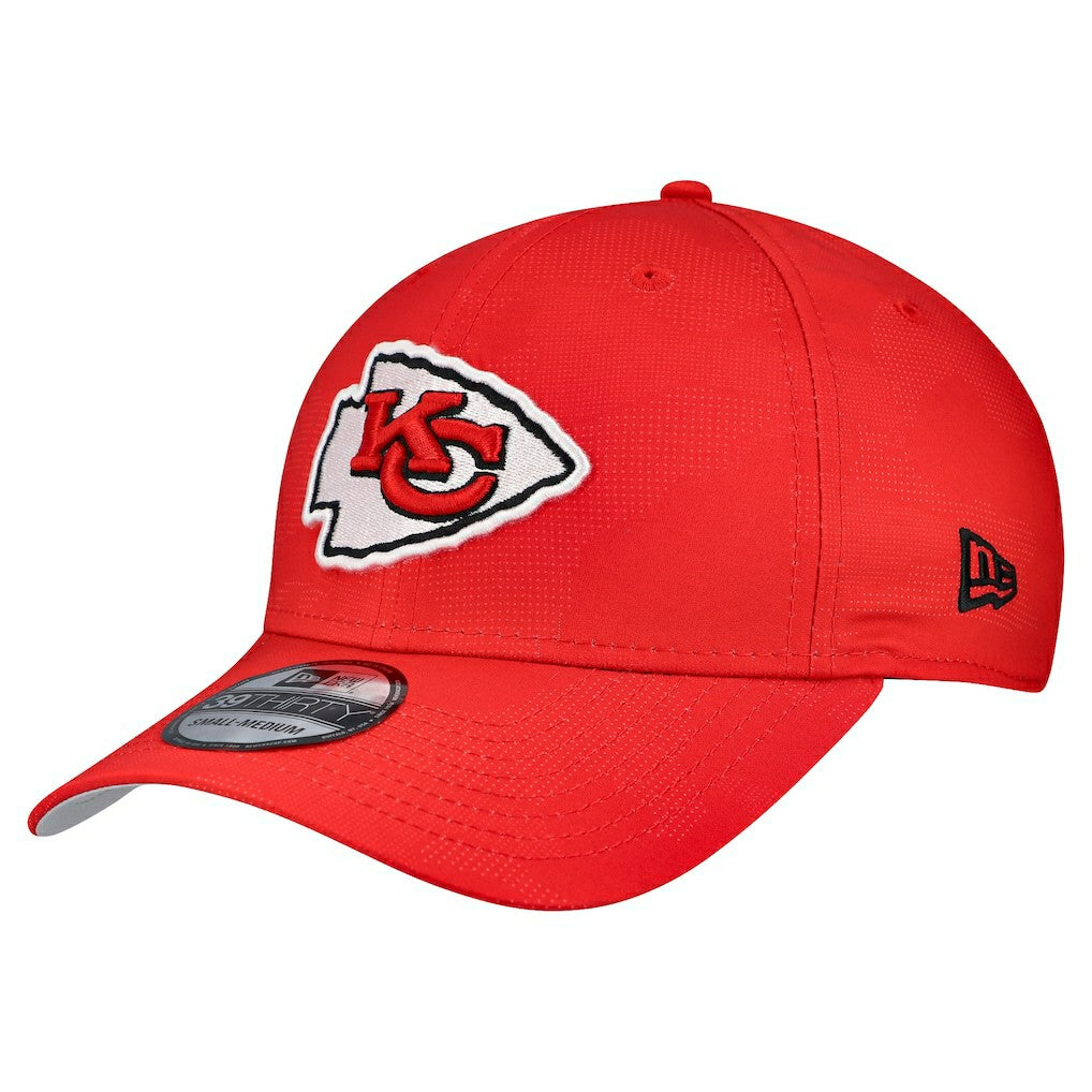 Kansas City Chiefs New Era Tonal Camo 39THIRTY Stretch Fit Hat - Red Hats
