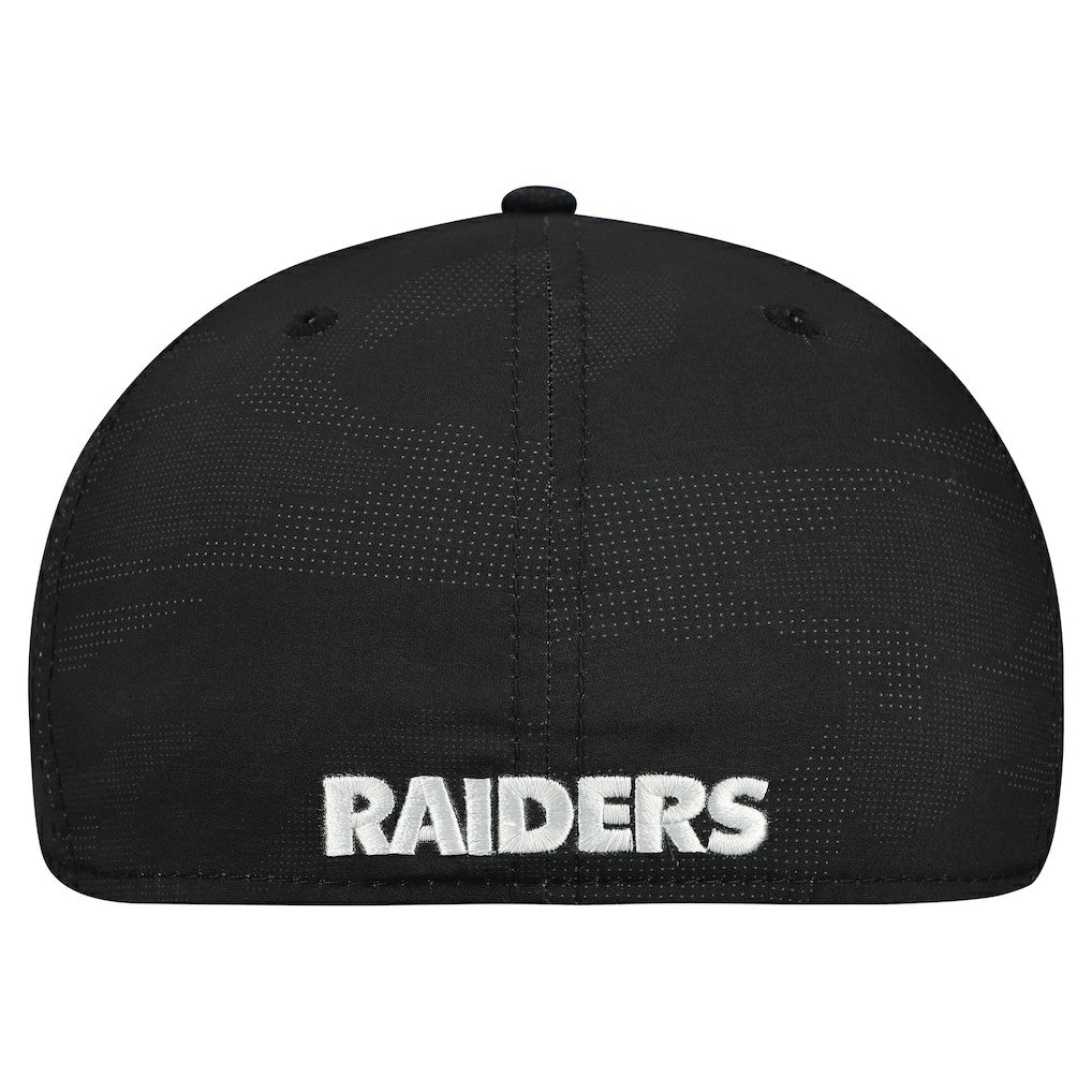 Las Vegas Raiders New Era Tonal Camo 39THIRTY Stretch Fit Hat - Black Hats