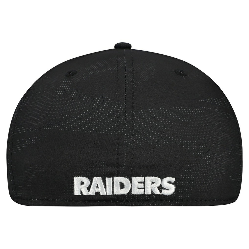 Las Vegas Raiders New Era Tonal Camo 39THIRTY Stretch Fit Hat - Black Hats