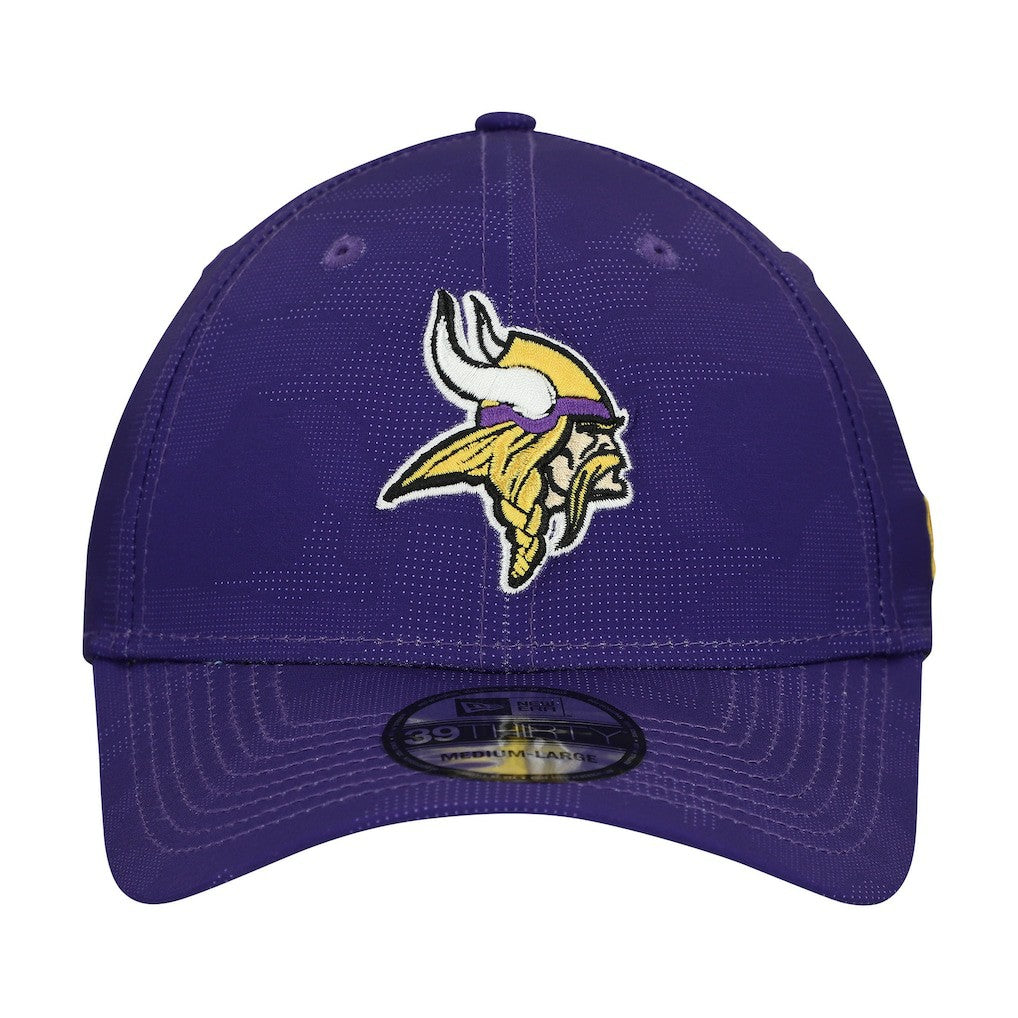 Minnesota Vikings New Era Tonal Camo 39THIRTY Stretch Fit Hat - Purple Hats