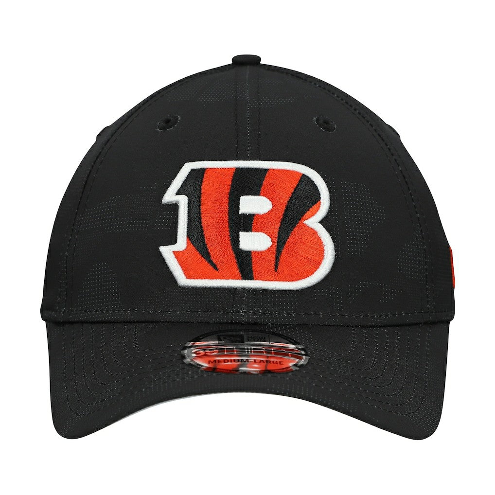 Cincinnati Bengals New Era Tonal Camo 39THIRTY Stretch Fit Hat - Black Hats