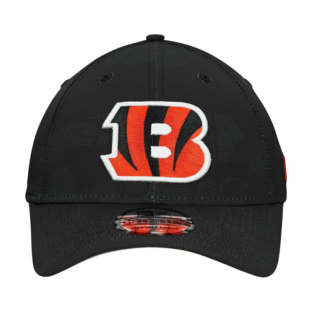 Cincinnati Bengals New Era Tonal Camo 39THIRTY Stretch Fit Hat - Black Hats