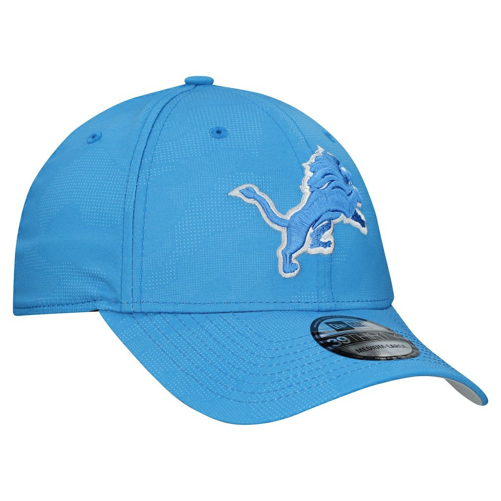 Detroit Lions New Era Tonal Camo 39THIRTY Stretch Fit Hat - Blue Hats