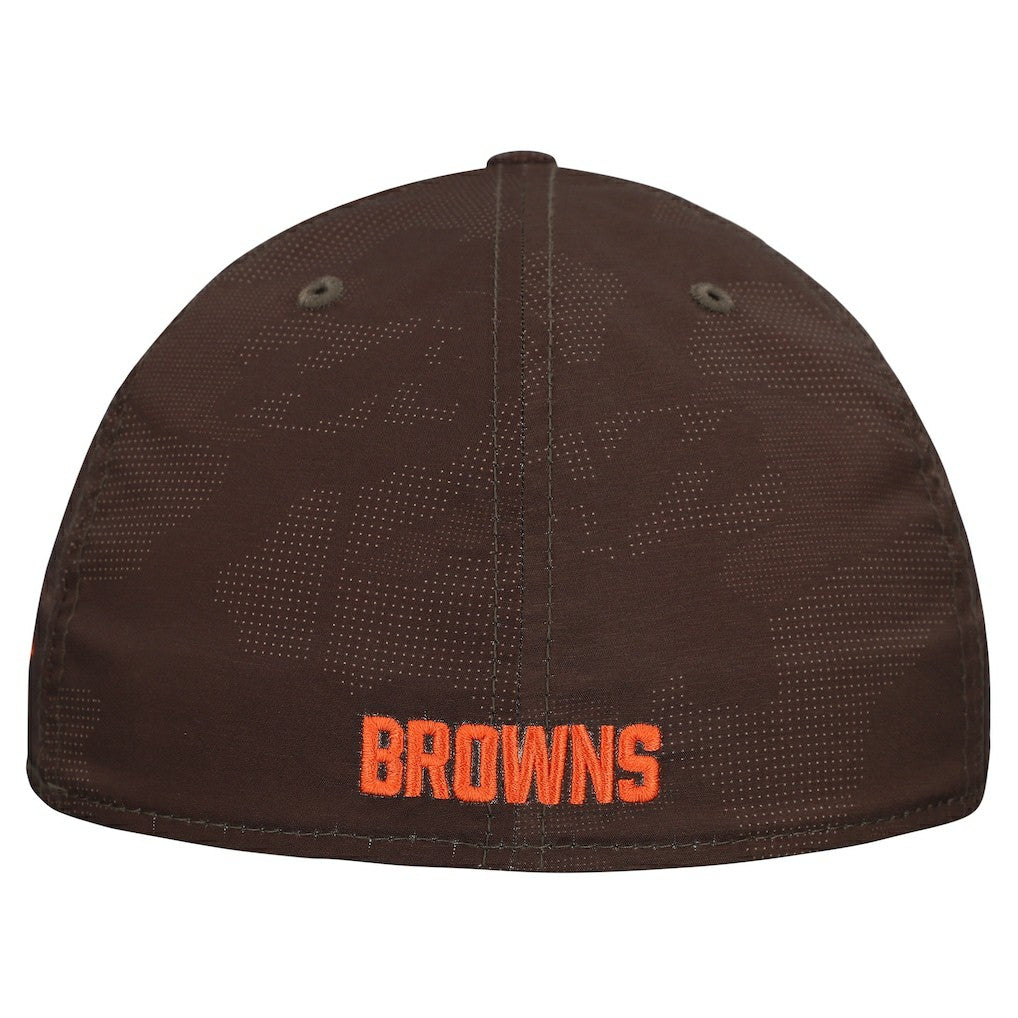 Cleveland Browns New Era Tonal Camo 39THIRTY Stretch Fit Hat - Brown Hats
