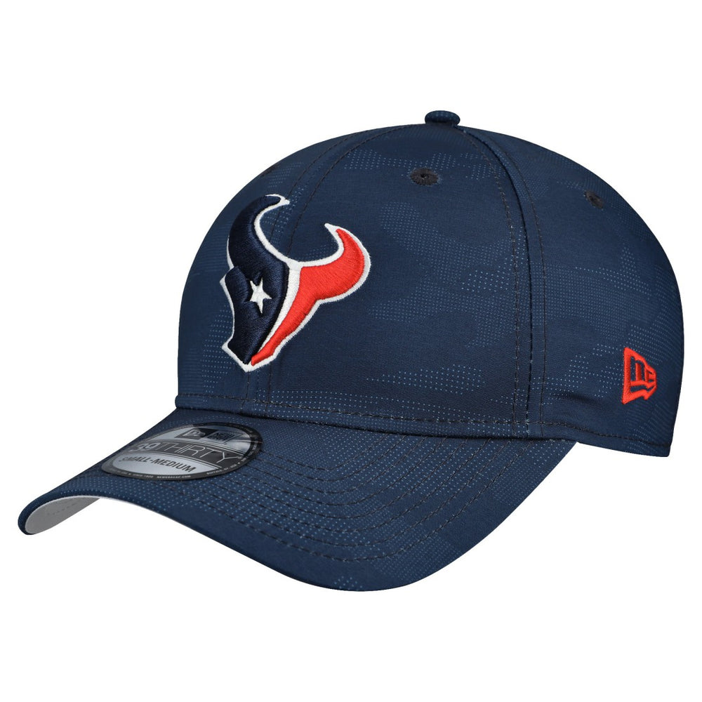 Houston Texans New Era Tonal Camo 39THIRTY Stretch Fit Hat - Navy Hats