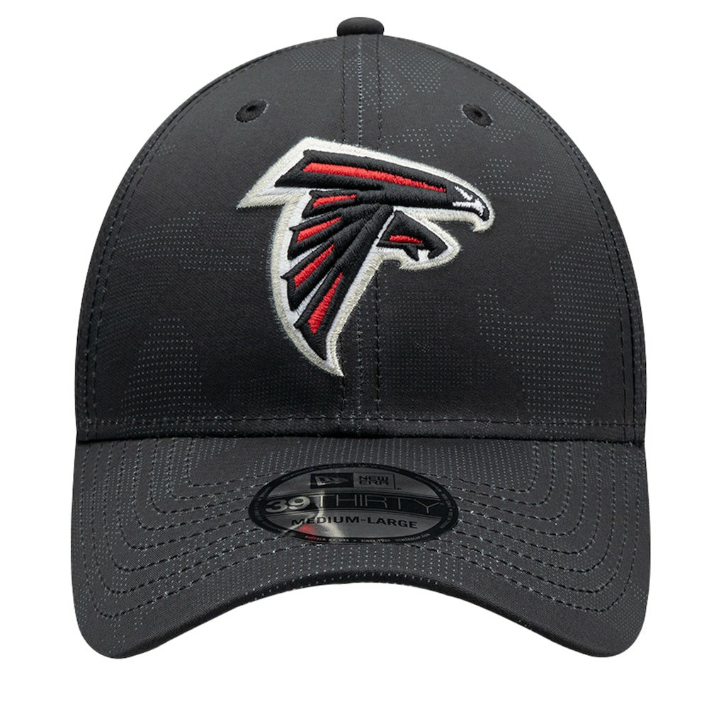Atlanta Falcons New Era Tonal Camo 39THIRTY Stretch Fit Hat - Black Hats
