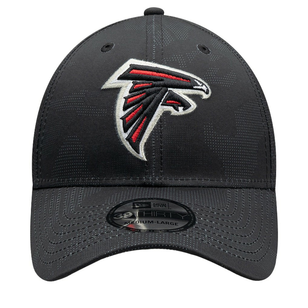 Atlanta Falcons New Era Tonal Camo 39THIRTY Stretch Fit Hat - Black Hats