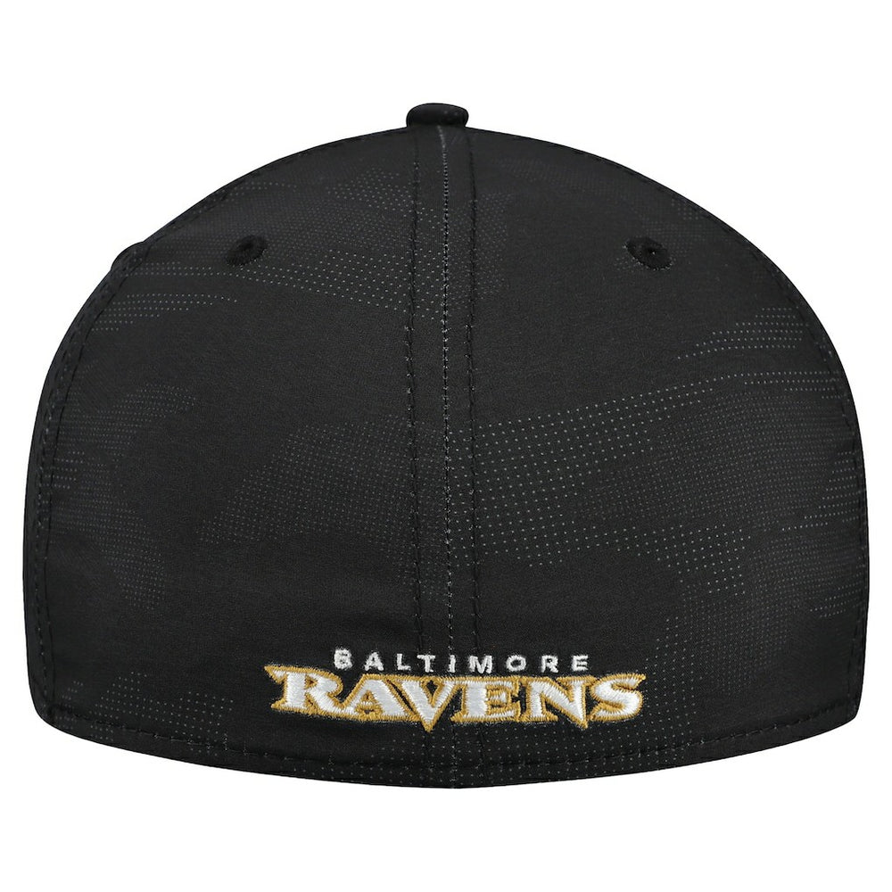 Baltimore Ravens New Era Tonal Camo 39THIRTY Stretch Fit Hat - Black Hats