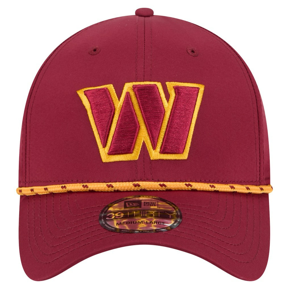 Washington Commanders New Era Perforated 39THIRTY Flex Hat - Burgundy Hats