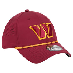 Washington Commanders New Era Perforated 39THIRTY Flex Hat - Burgundy Hats