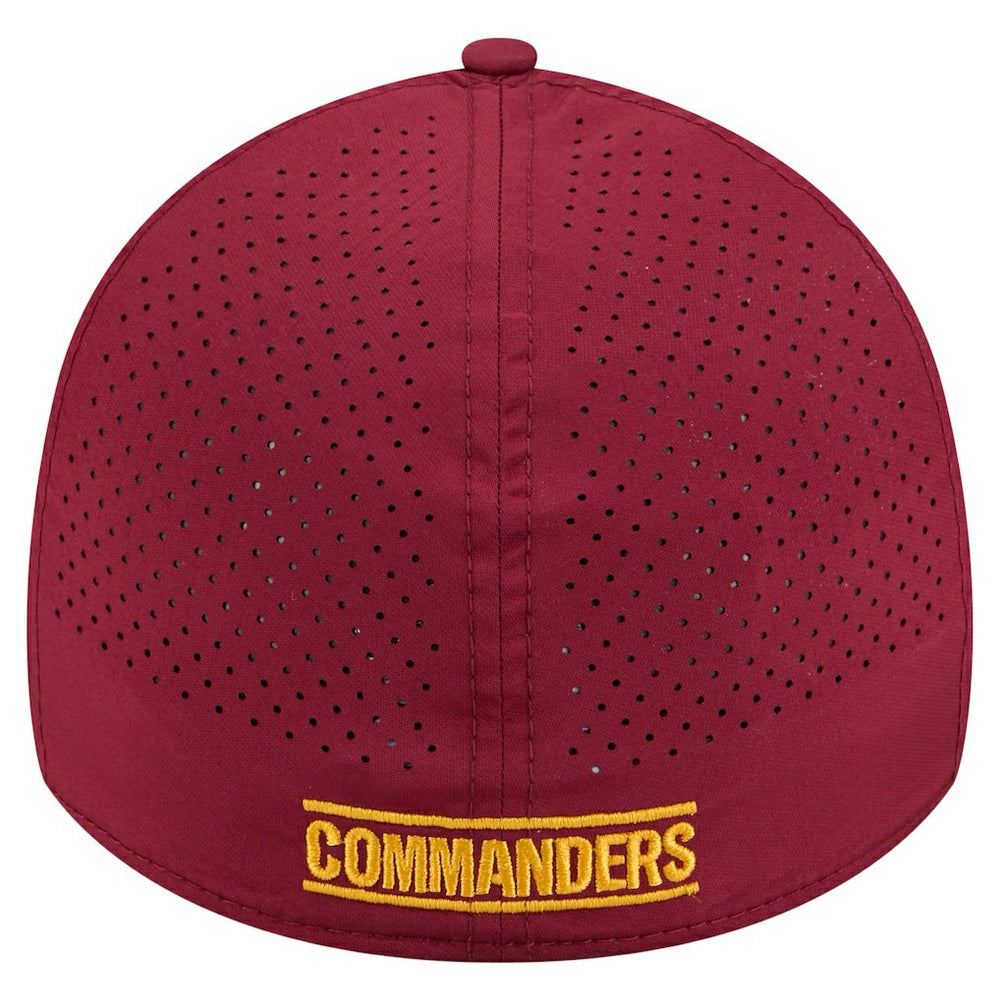 Washington Commanders New Era Perforated 39THIRTY Flex Hat - Burgundy Hats