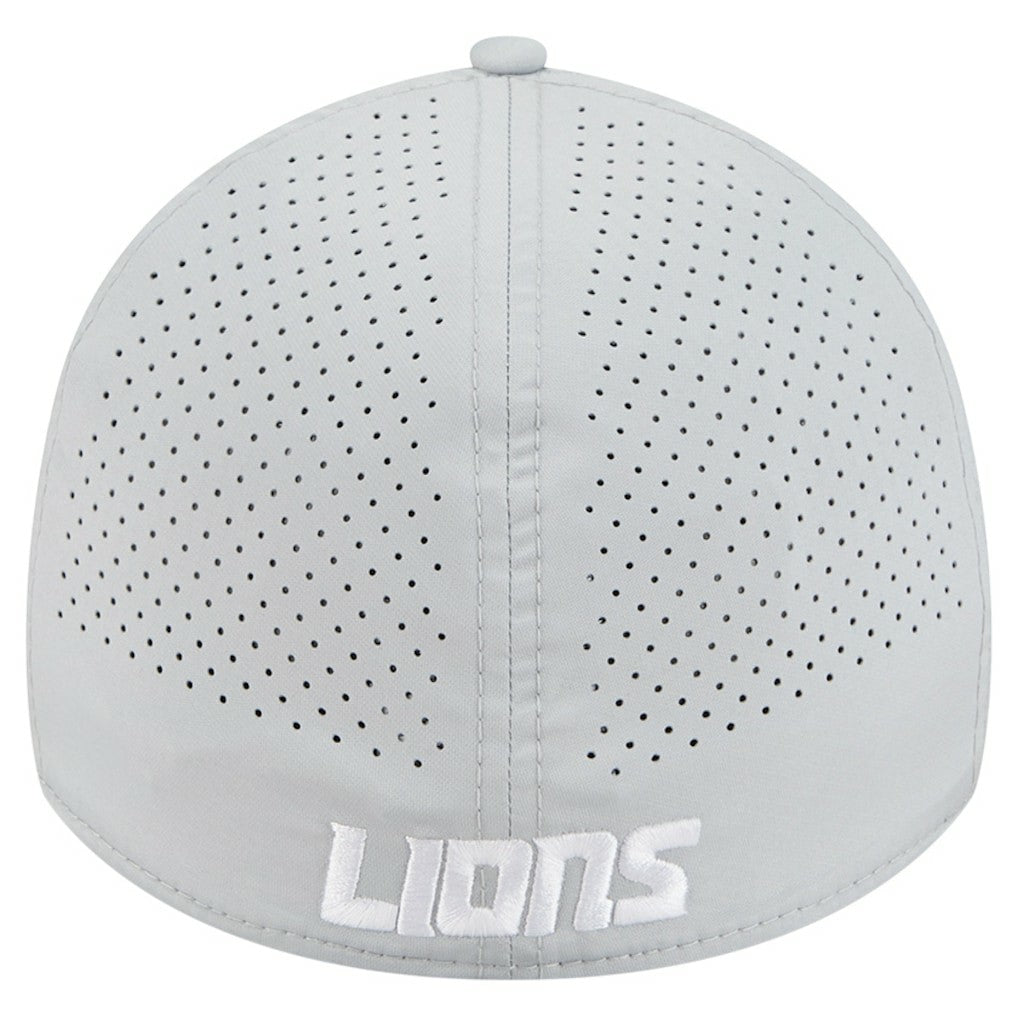 Detroit Lions New Era Perforated 39THIRTY Flex Hat - Blue Hats