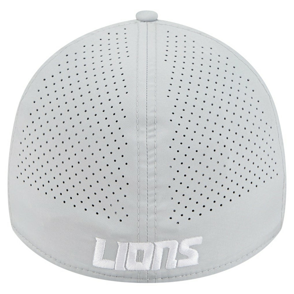 Detroit Lions New Era Perforated 39THIRTY Flex Hat - Blue Hats