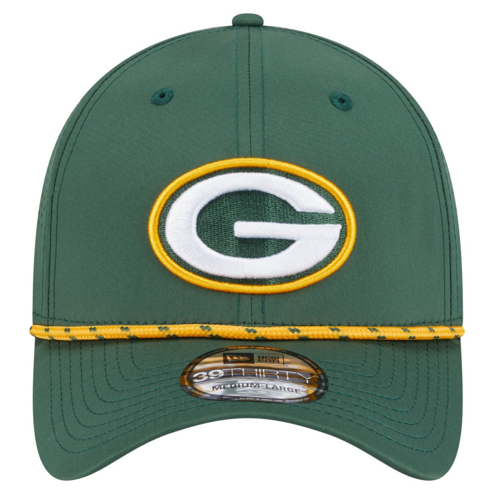 Green Bay Packers New Era Perforated 39THIRTY Flex Hat - Green Hats