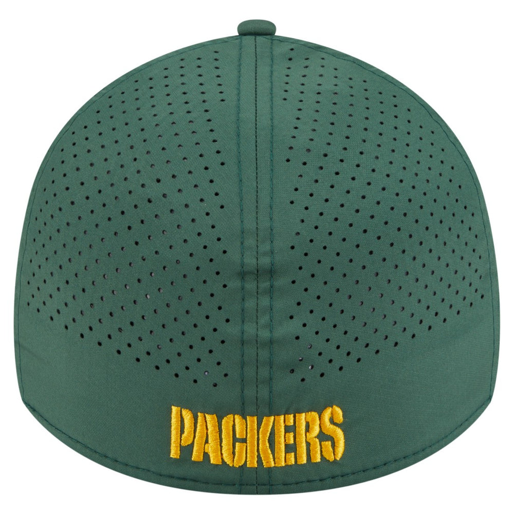 Green Bay Packers New Era Perforated 39THIRTY Flex Hat - Green Hats