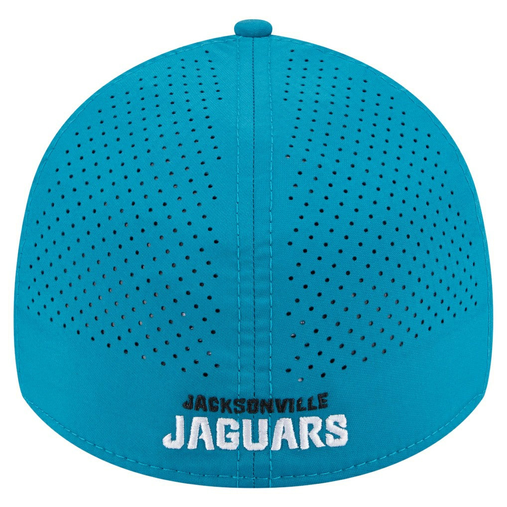 Jacksonville Jaguars New Era Perforated 39THIRTY Flex Hat - Teal Hats