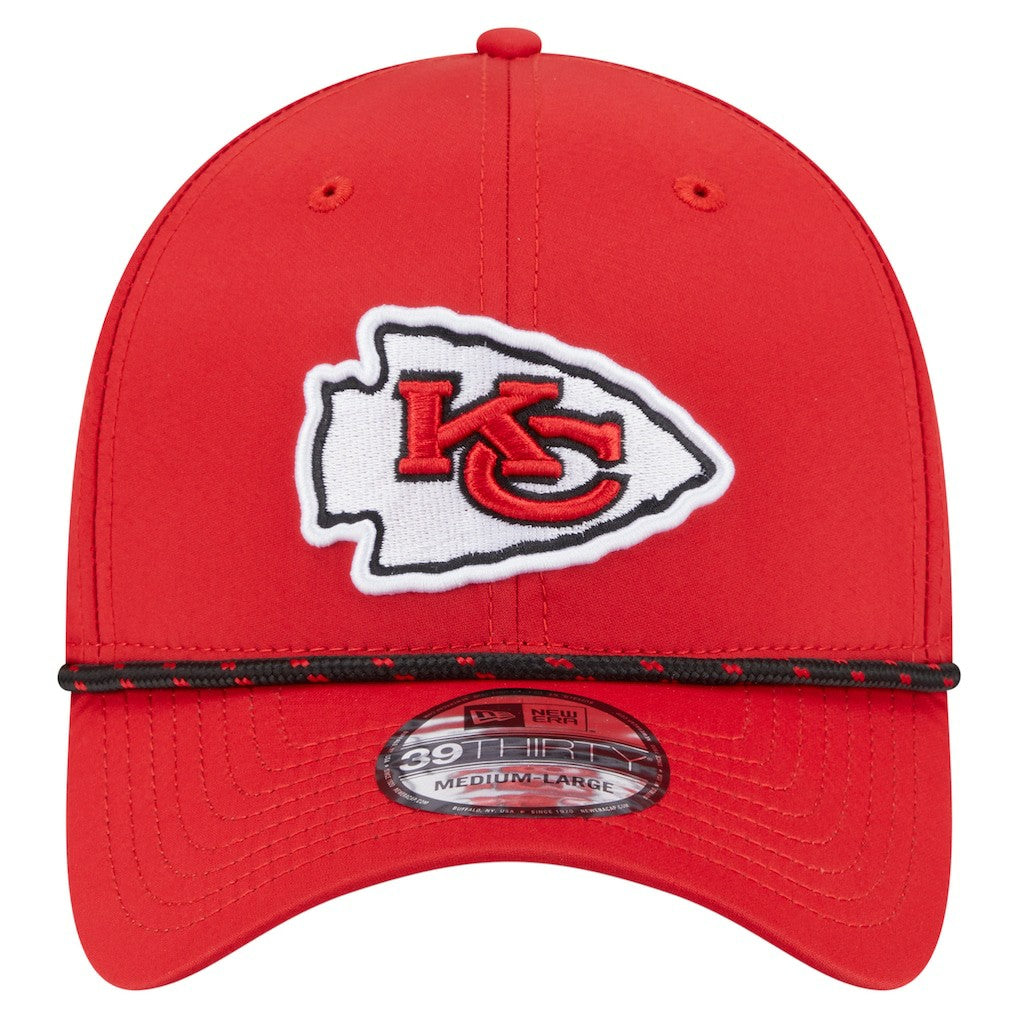 Kansas City Chiefs New Era Perforated 39THIRTY Flex Hat - Red Hats