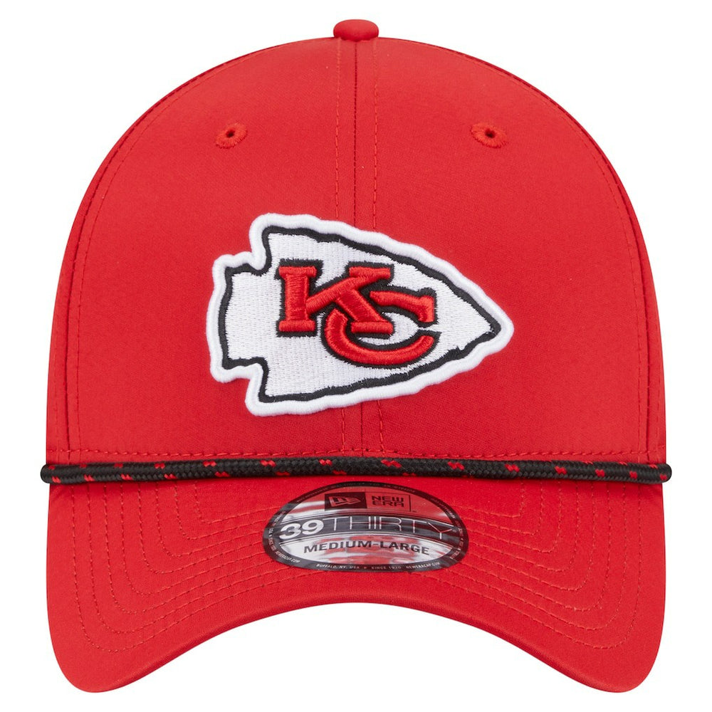 Kansas City Chiefs New Era Perforated 39THIRTY Flex Hat - Red Hats