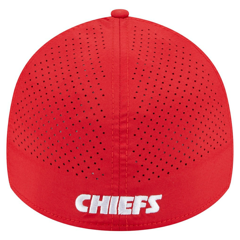 Kansas City Chiefs New Era Perforated 39THIRTY Flex Hat - Red Hats