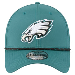 Philadelphia Eagles New Era Perforated 39THIRTY Flex Hat - Midnight Green Hats