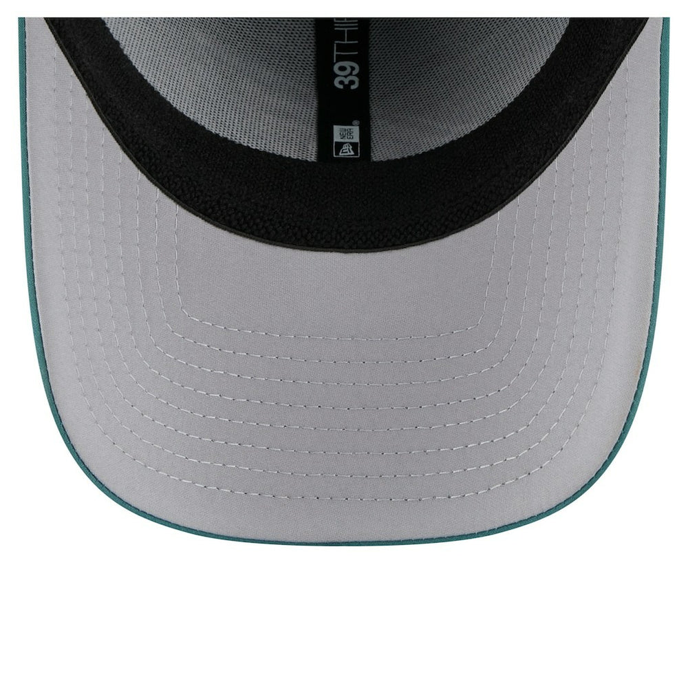 Philadelphia Eagles New Era Perforated 39THIRTY Flex Hat - Midnight Green Hats